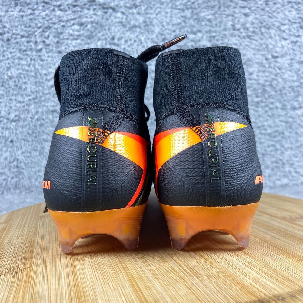 Nike Zoom Mercurial Superfly 10 Elite LV8 FG Soccer Size 5 Men Black IF4100-088 - Picture 5 of 6